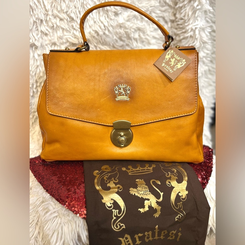 Bralesi Orange Satchel Bag
